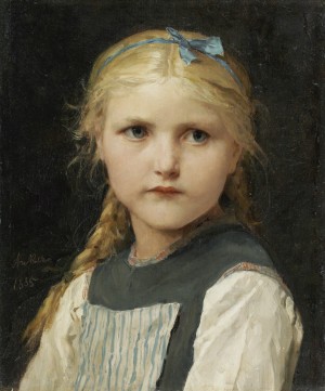 Portrait of a young girl